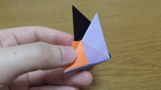両三角錐の作り方5-4
